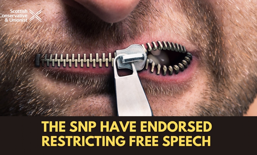 snp no free speech 